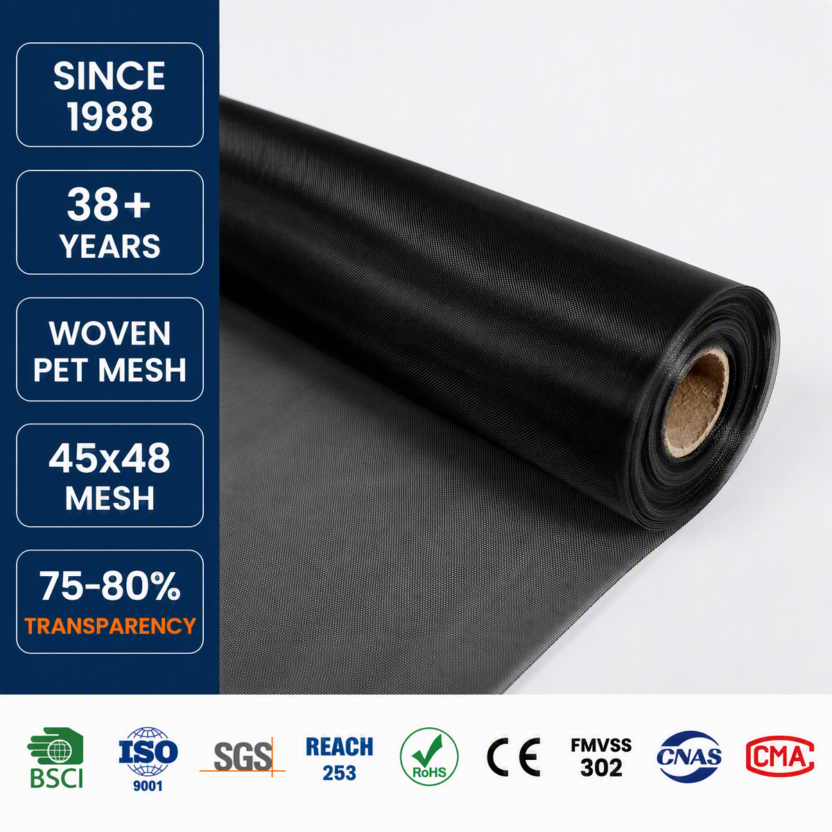 PET 48 High Transparent Invisible Mesh — FAQ
